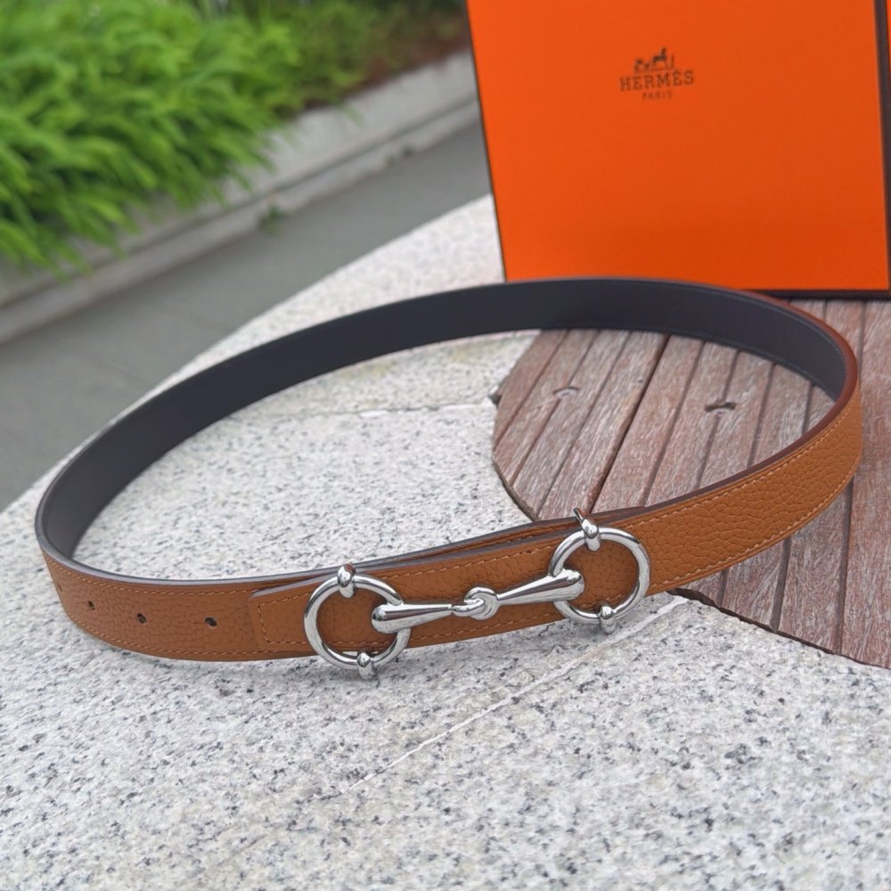Belt leather female 2.5 cm