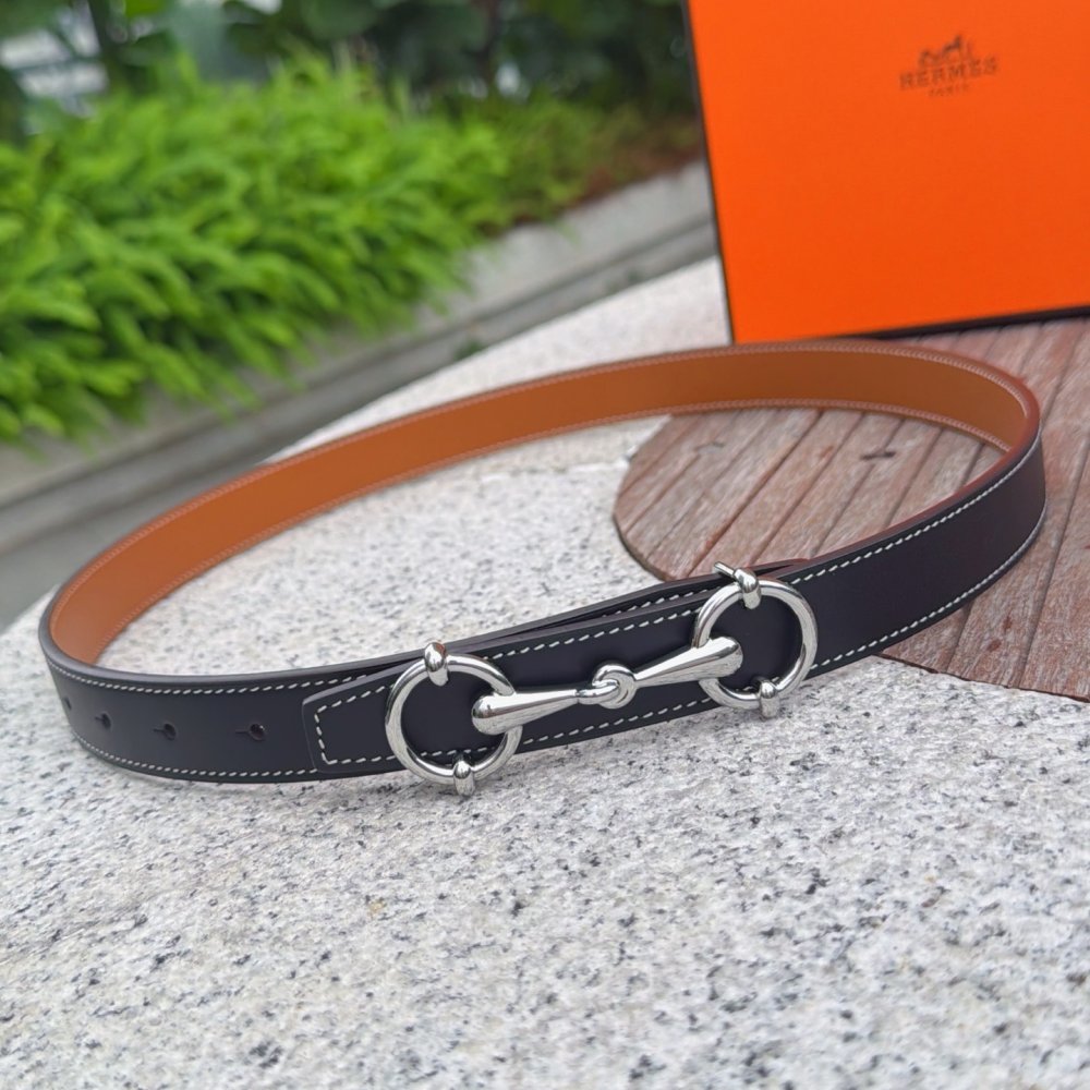 Belt leather female 2.5 cm
