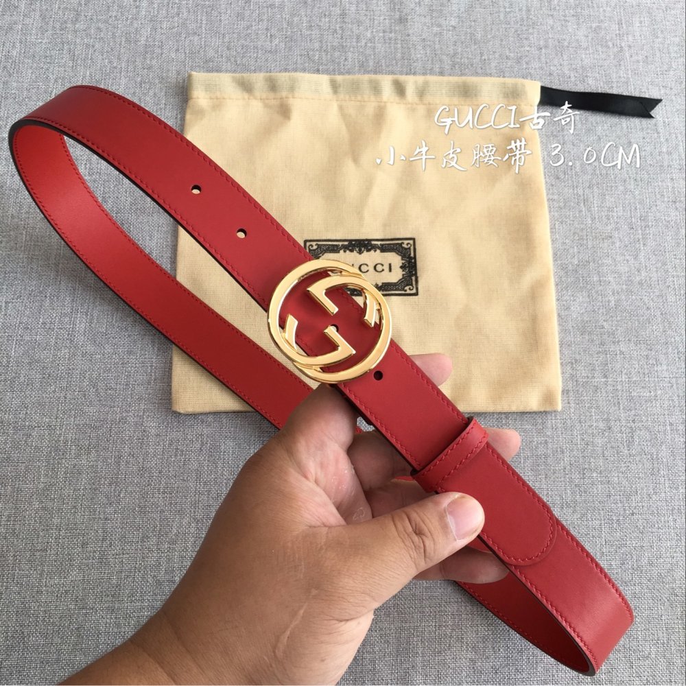 Пояс кожаный женский 3 см