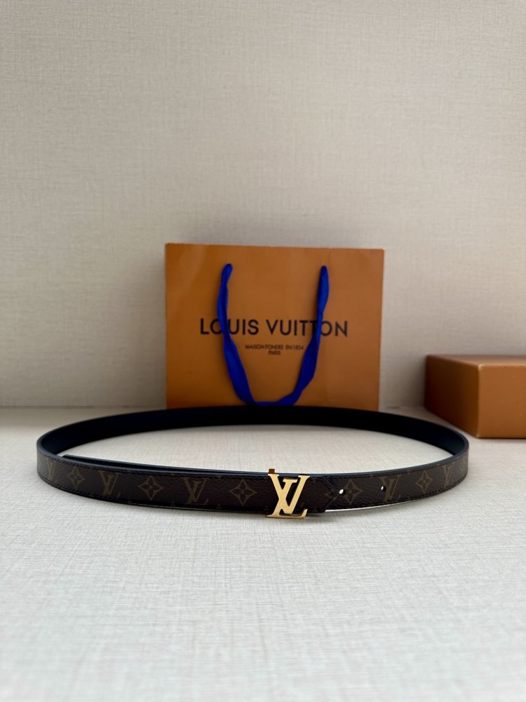 Пояс LV Iconic кожаный 20 мм