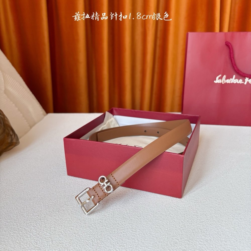 Belt female leather 18 mm