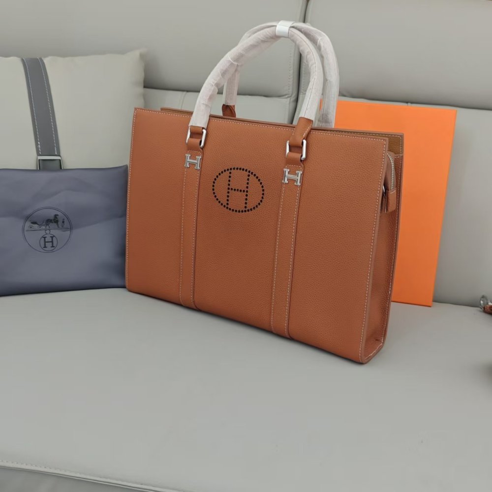 Портфель кожаный мужской 39 см фото 3