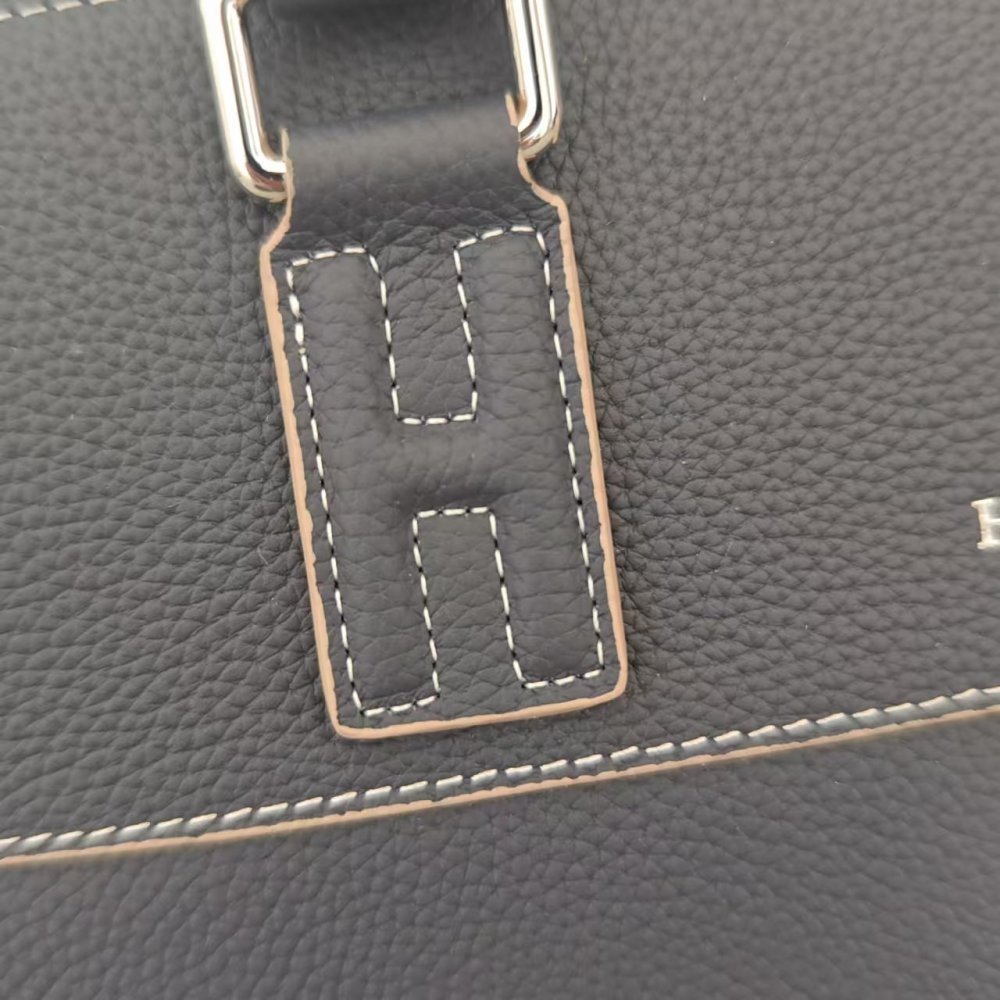 Портфель кожаный мужской 39 см фото 5