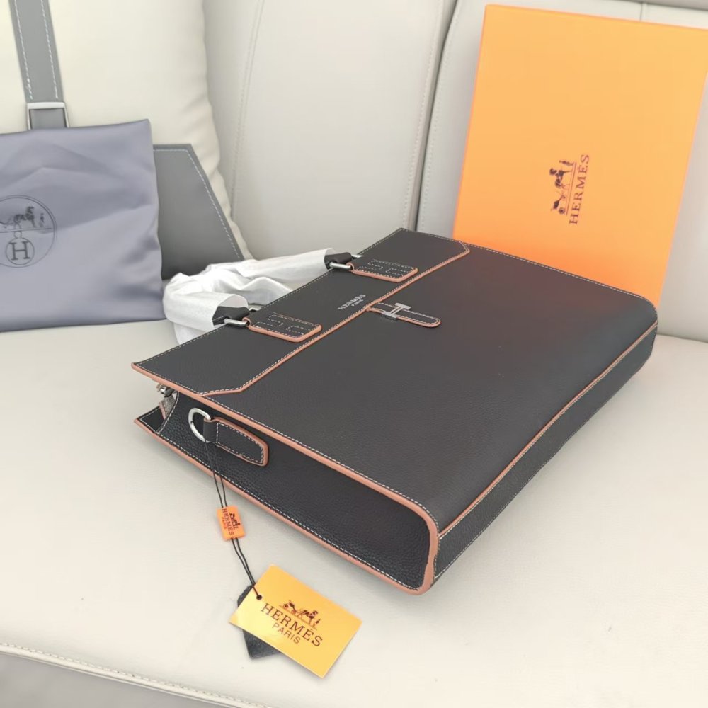 Portfolio leather male 39 cm фото 5