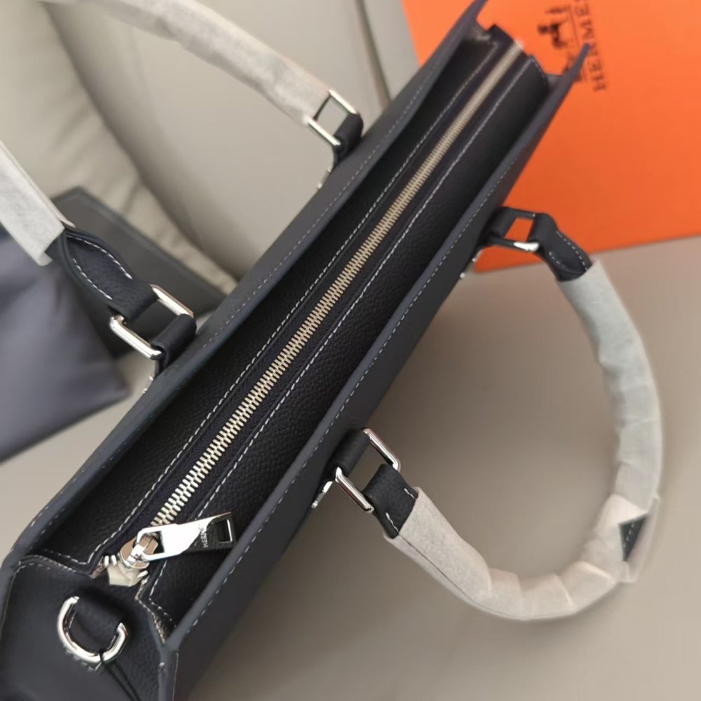 Портфель кожаный мужской 39 см фото 6