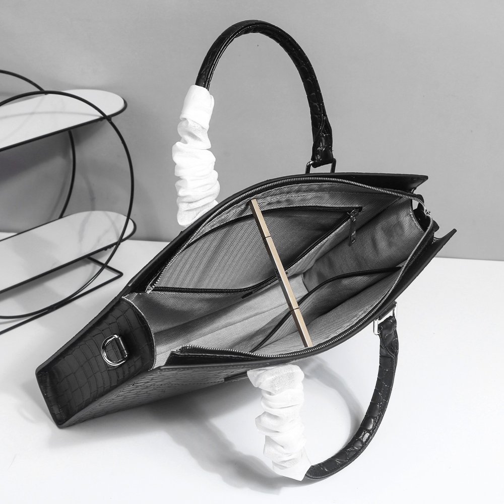 Портфель кожаный мужской 39 см фото 8