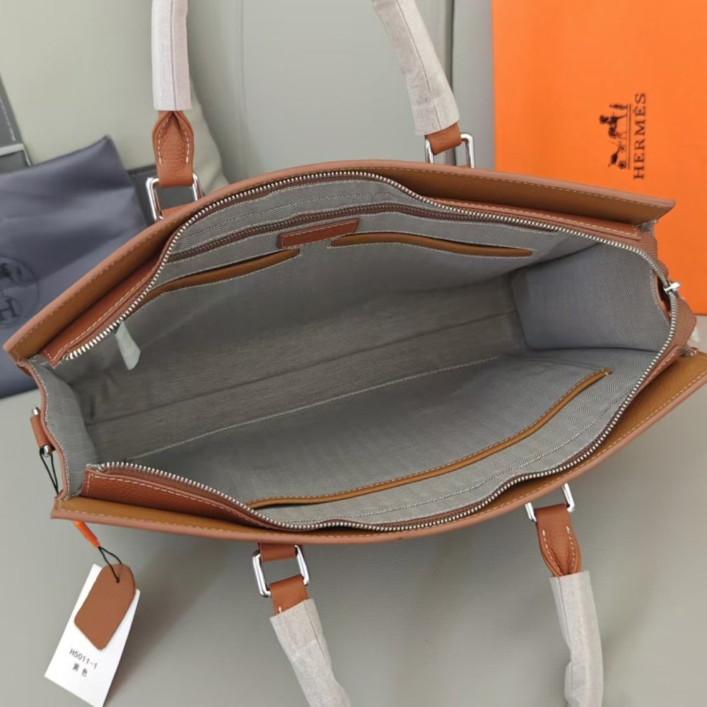 Портфель кожаный мужской 39 см фото 8