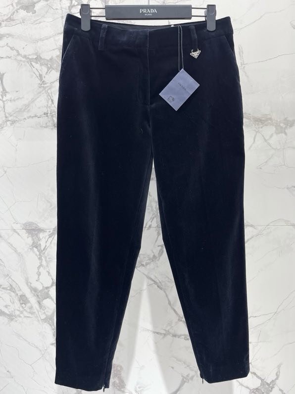 Direct pants of velvet фото 5