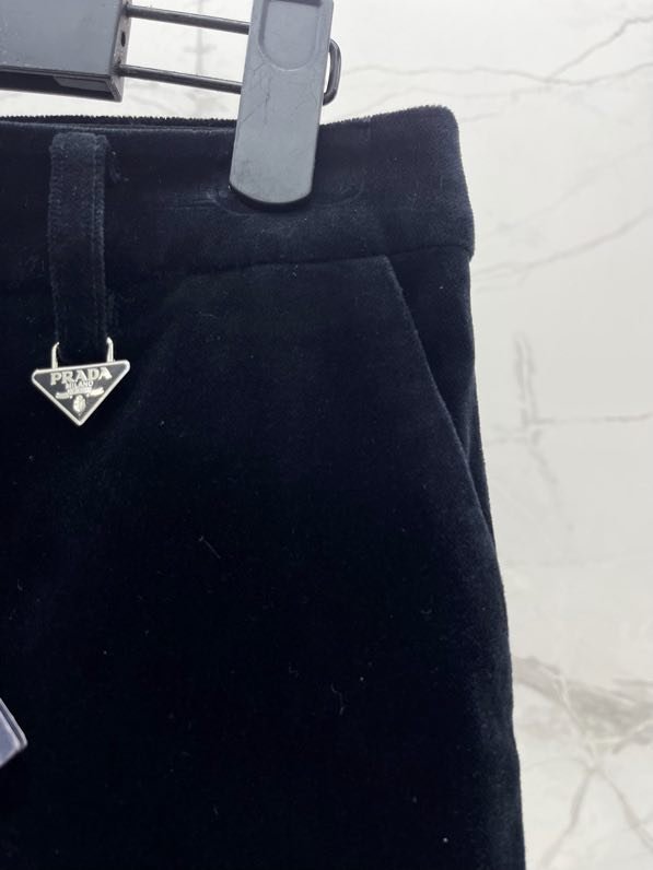 Direct pants of velvet фото 6