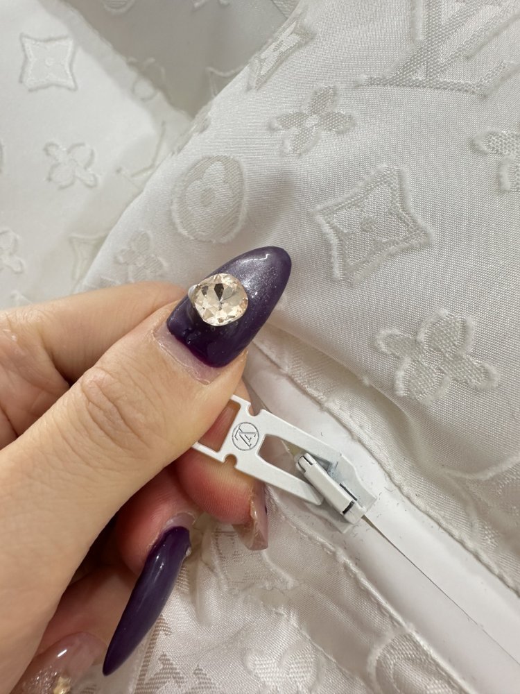 Feather jacket with removable hood фото 6