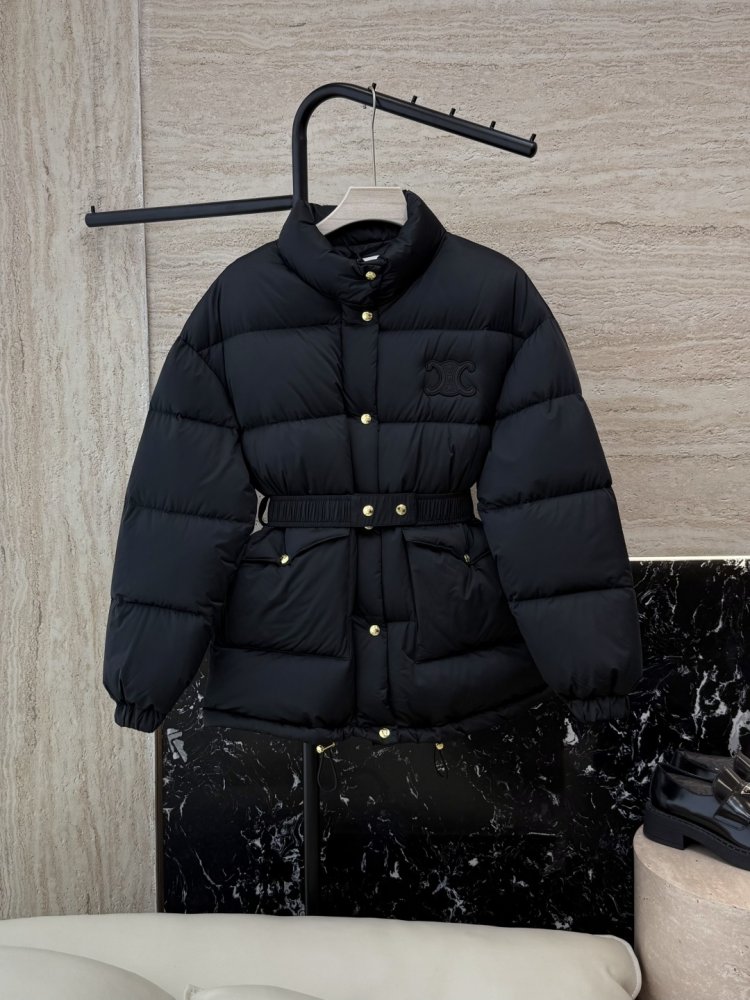 Пуховик Celine средней длины