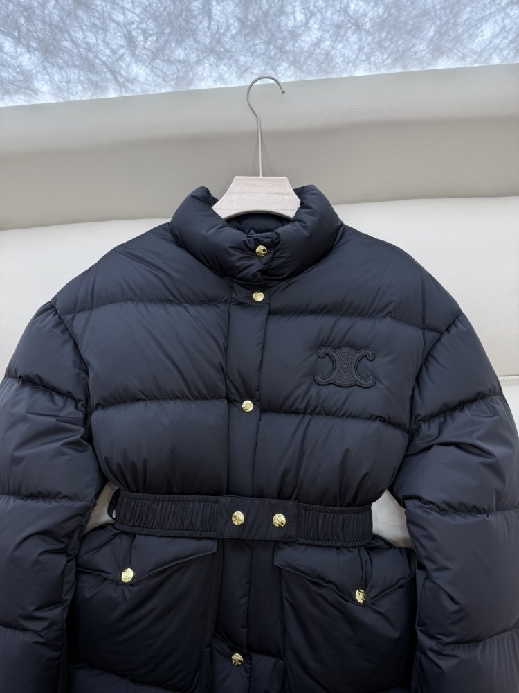 Пуховик Celine средней длины фото 7