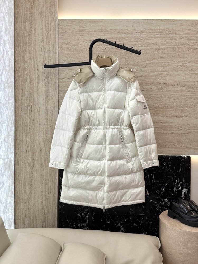 Down jacket a long female