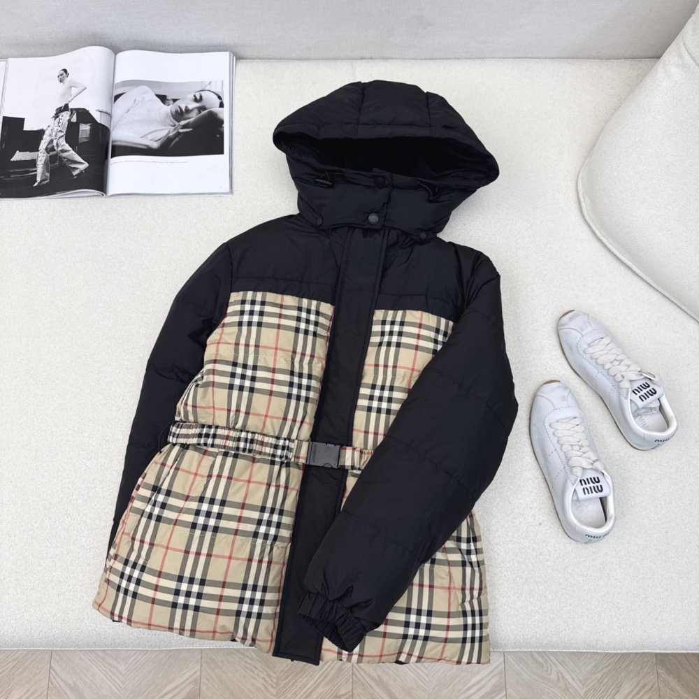 Пуховик двусторонний женский