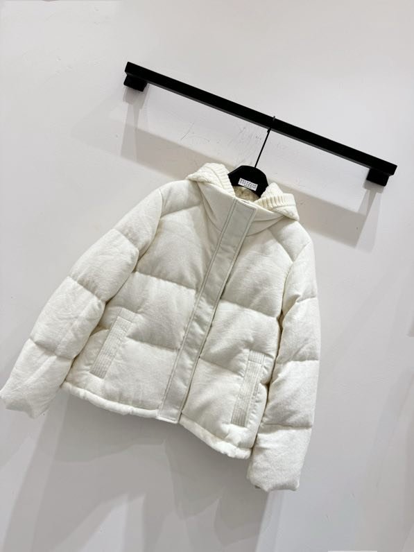 Пуховик з суміші вовни, норки і кашеміру фото 2