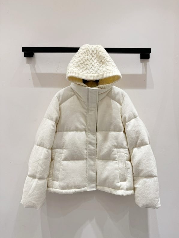 Пуховик з суміші вовни, норки і кашеміру фото 6