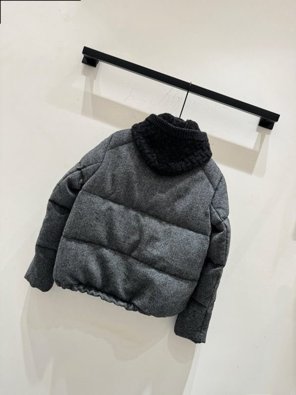 Пуховик з суміші вовни, норки і кашеміру фото 6