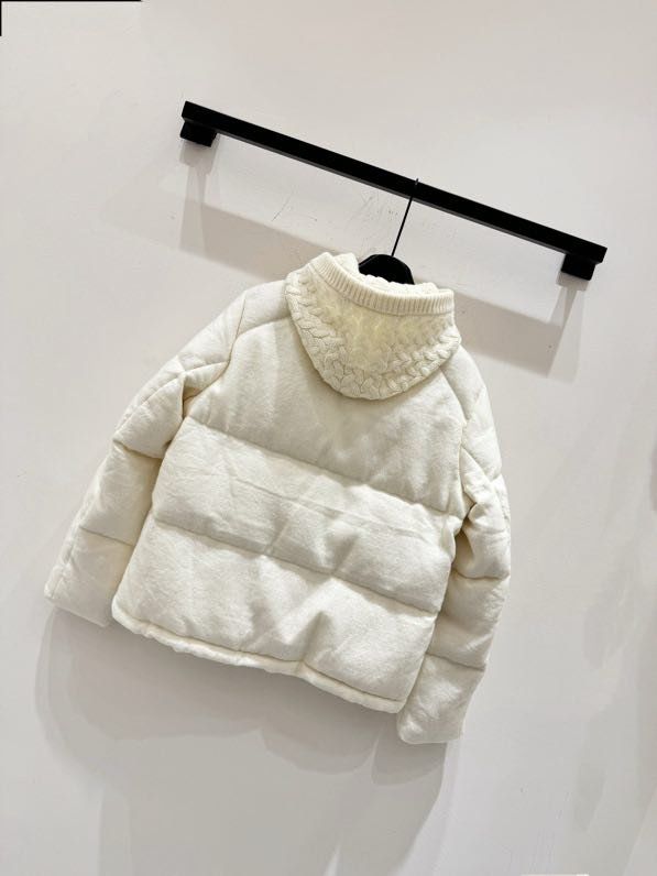 Пуховик з суміші вовни, норки і кашеміру фото 7