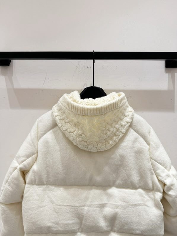 Пуховик з суміші вовни, норки і кашеміру фото 8