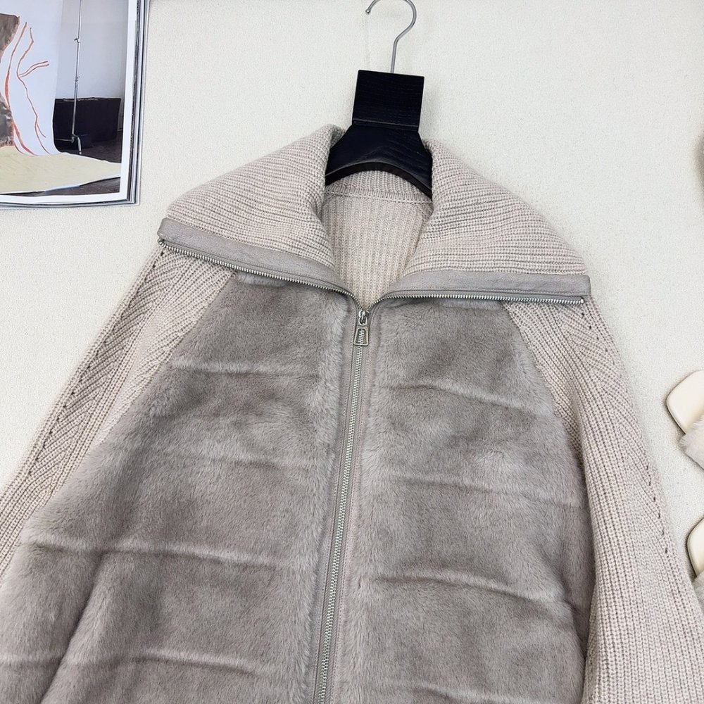 Пуховик меховой женский фото 2