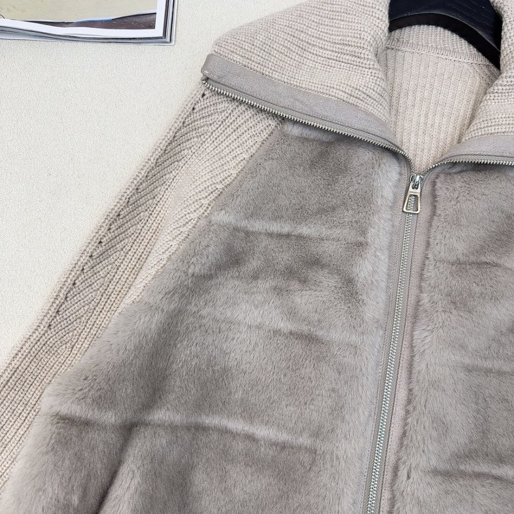 Пуховик меховой женский фото 3