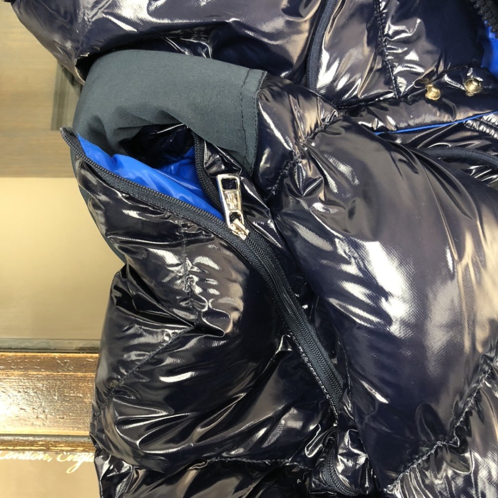 Down jacket male with removable sleeves фото 7