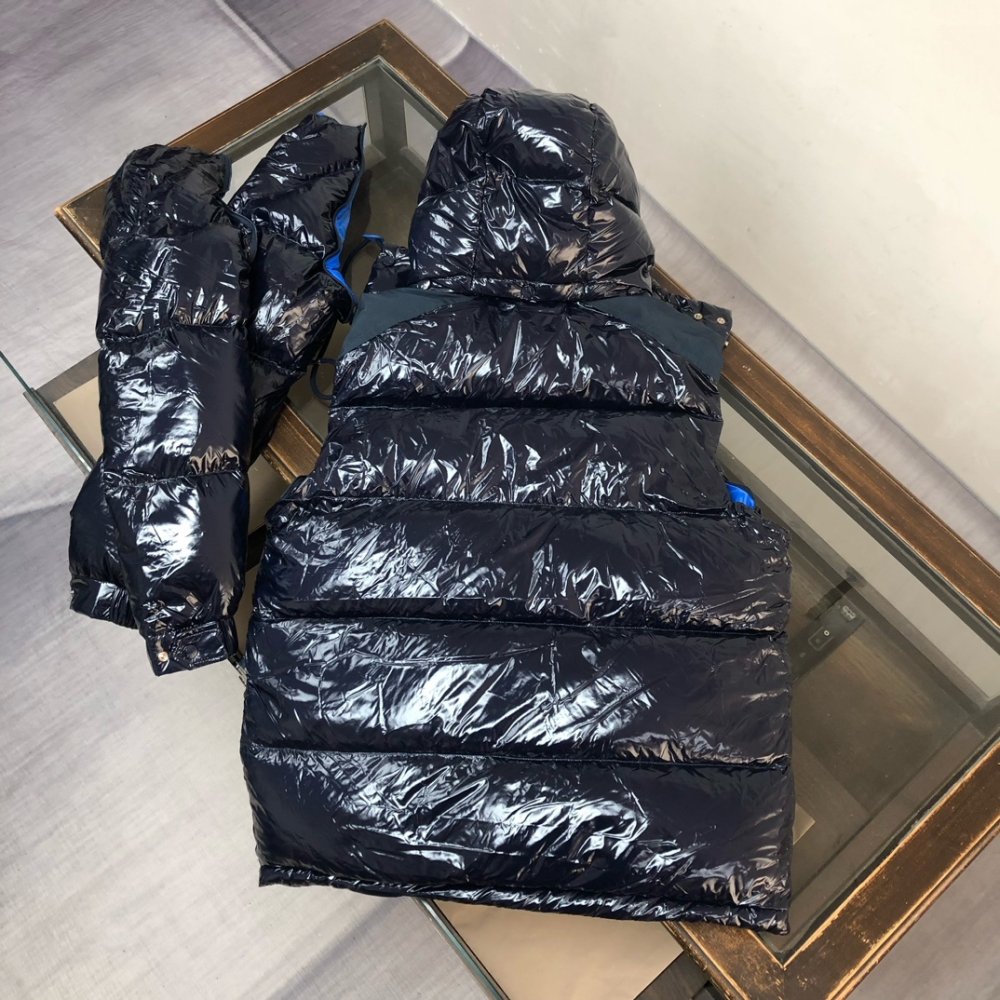 Down jacket male with removable sleeves фото 9