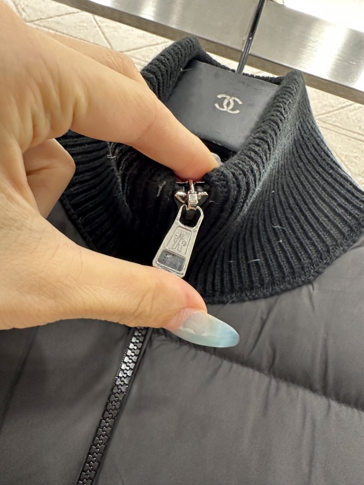 Пуховик на молнии с воротником стойкой фото 8