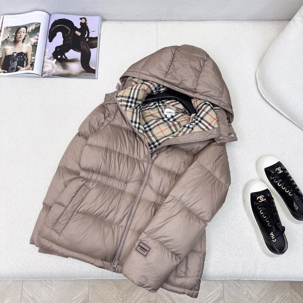 Down jacket from hood female фото 2