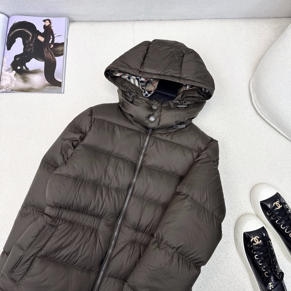 Down jacket from hood female фото 2