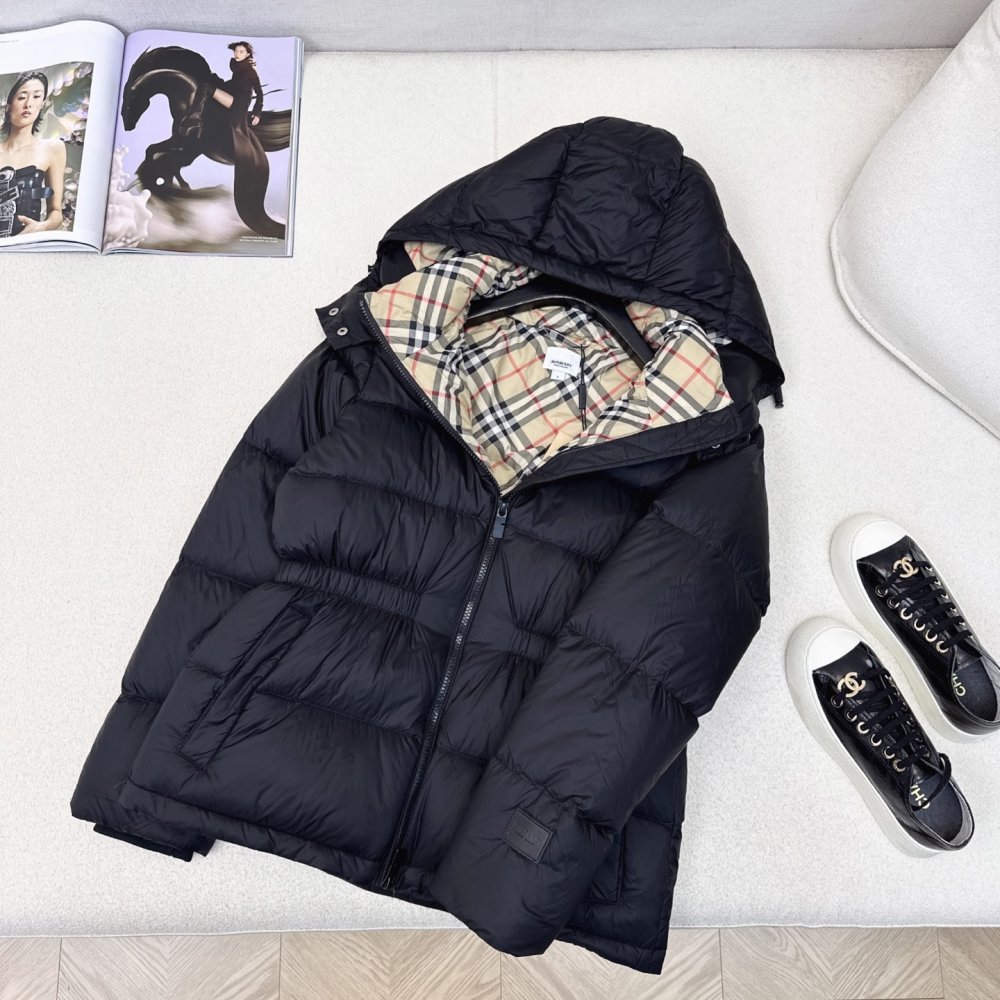 Down jacket from hood female фото 2