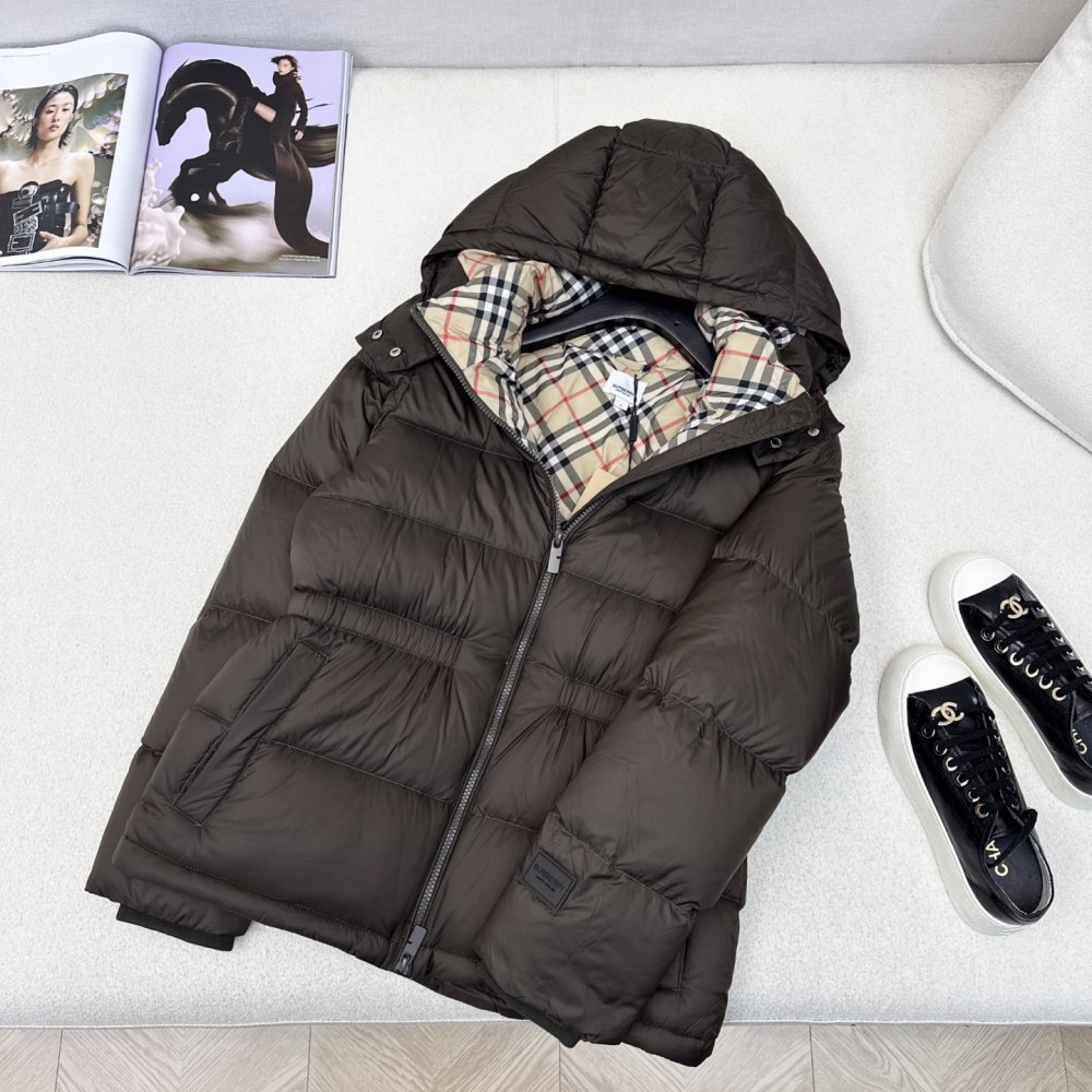 Down jacket from hood female фото 3