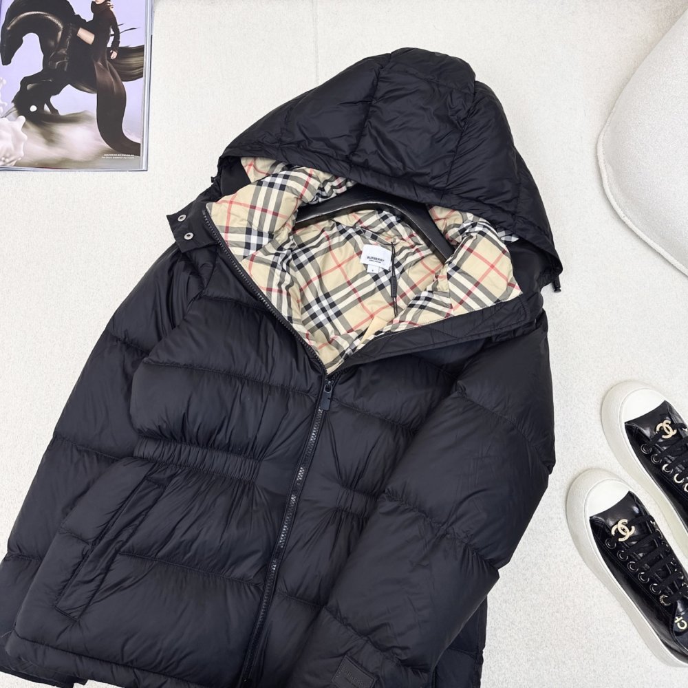 Down jacket from hood female фото 3