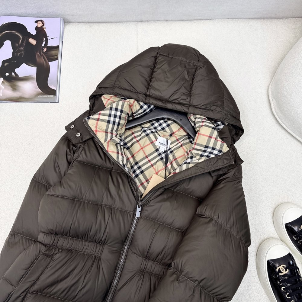 Down jacket from hood female фото 4