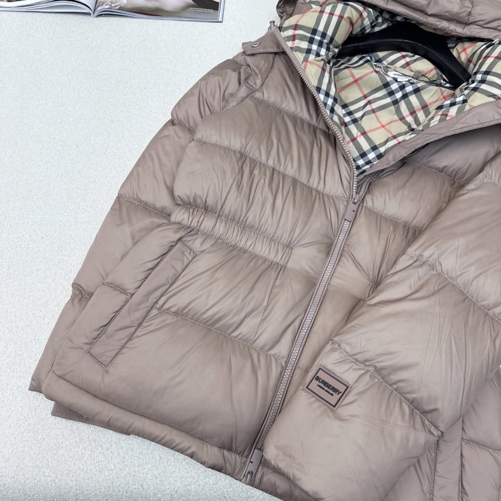 Down jacket from hood female фото 5