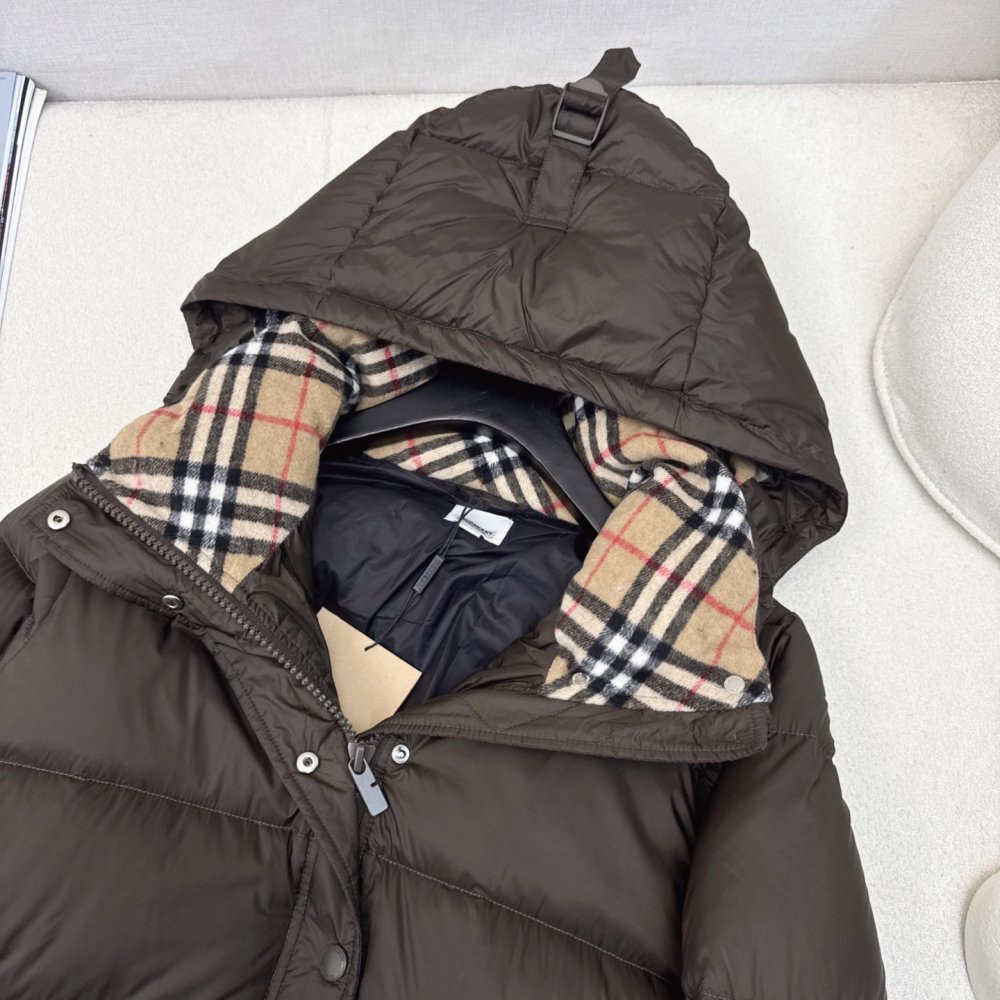 Down jacket from hood female фото 5