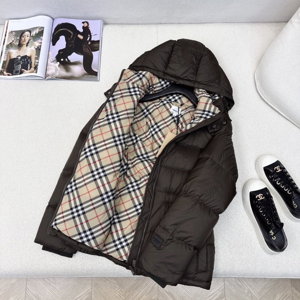 Down jacket from hood female фото 6