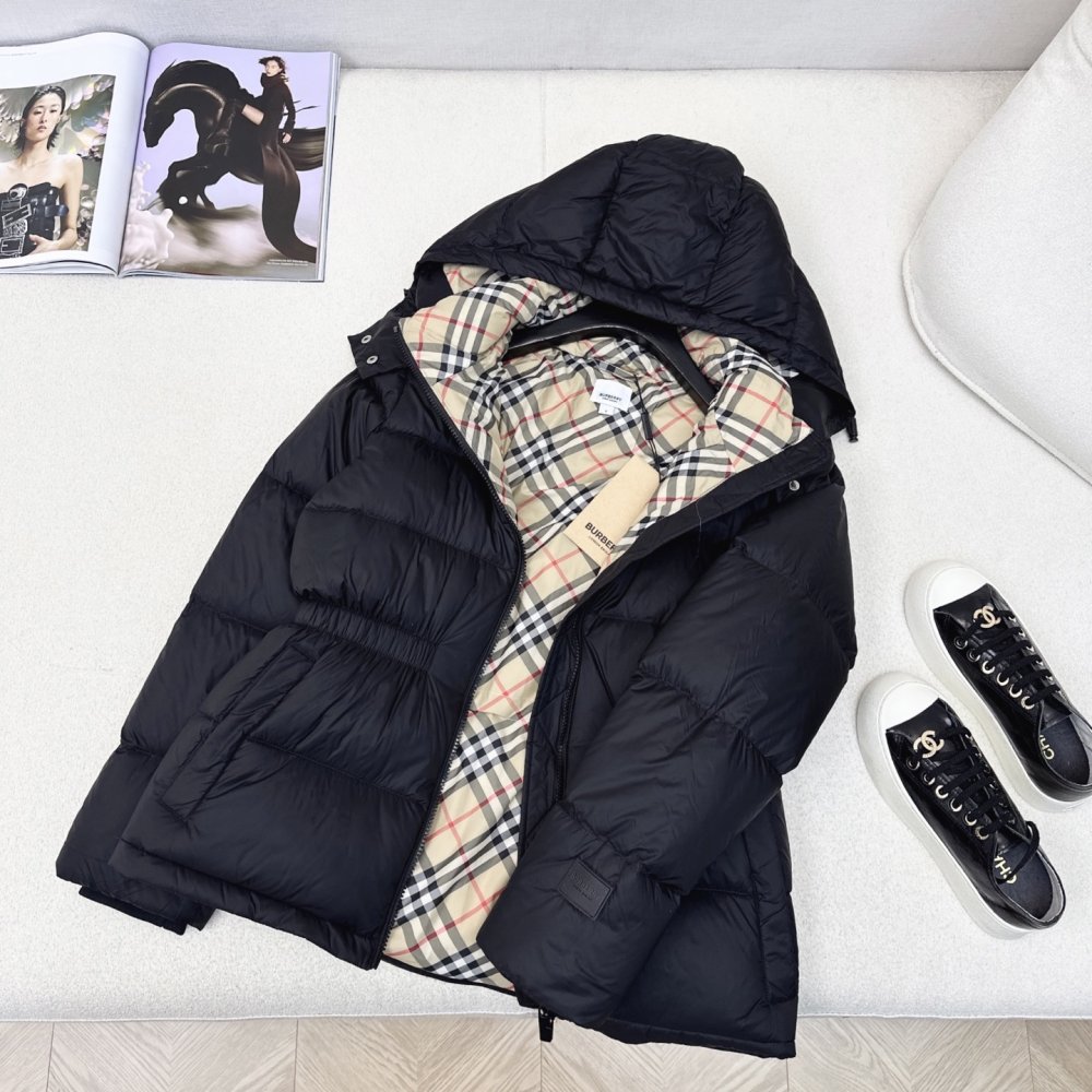 Down jacket from hood female фото 6