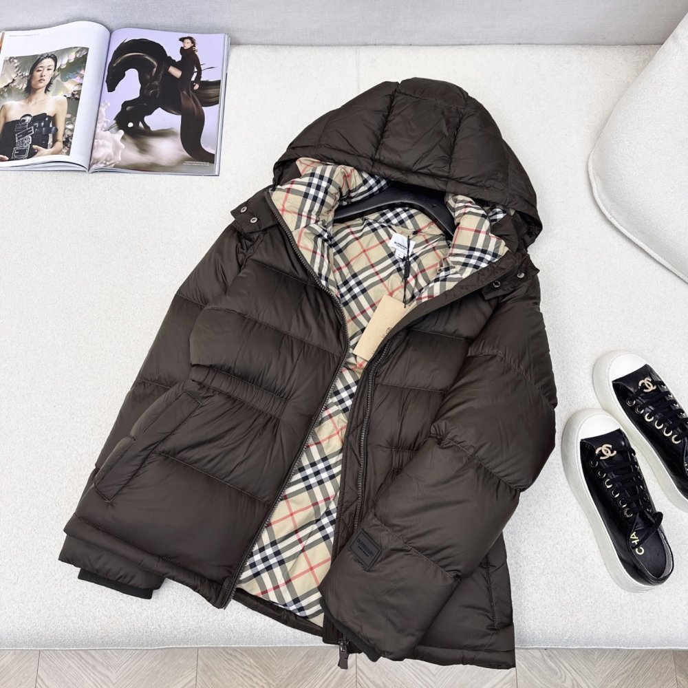 Down jacket from hood female фото 7