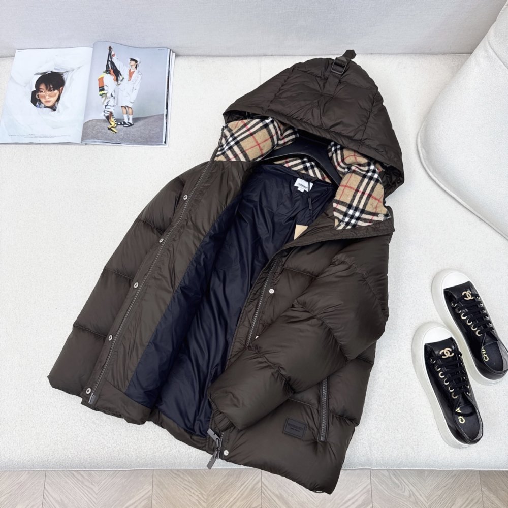 Down jacket from hood female фото 7