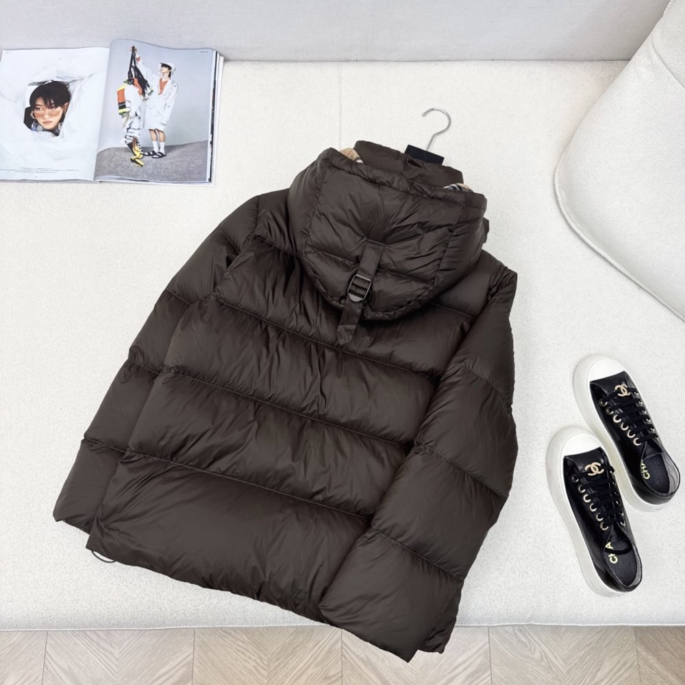 Down jacket from hood female фото 8