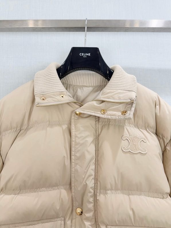 Пуховик с ребристым воротником фото 3