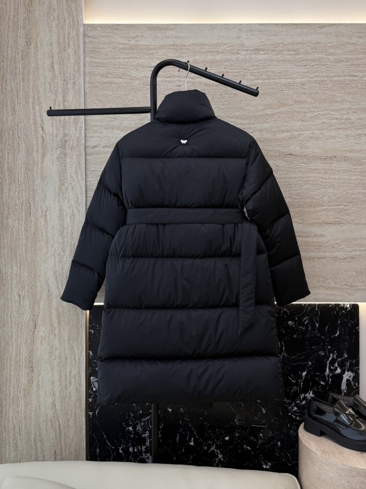 Пуховик с воротником стойкой и длинными рукавами фото 2