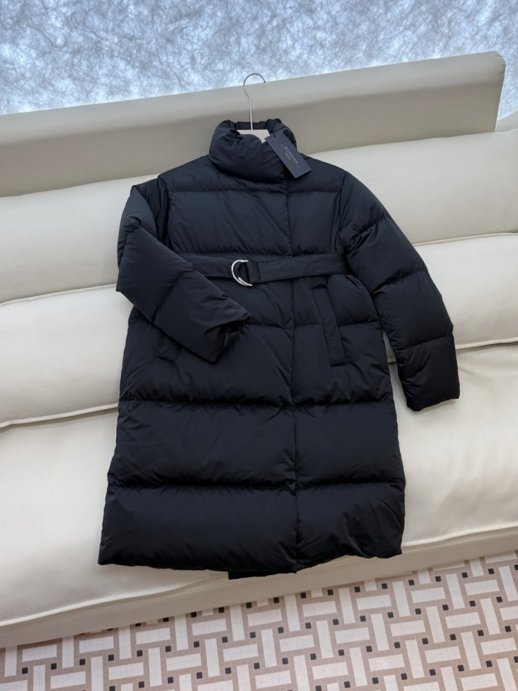 Пуховик с воротником стойкой и длинными рукавами фото 3