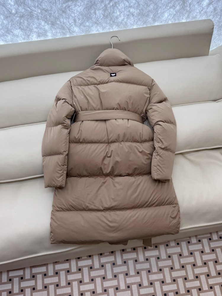 Пуховик с воротником стойкой и длинными рукавами фото 5