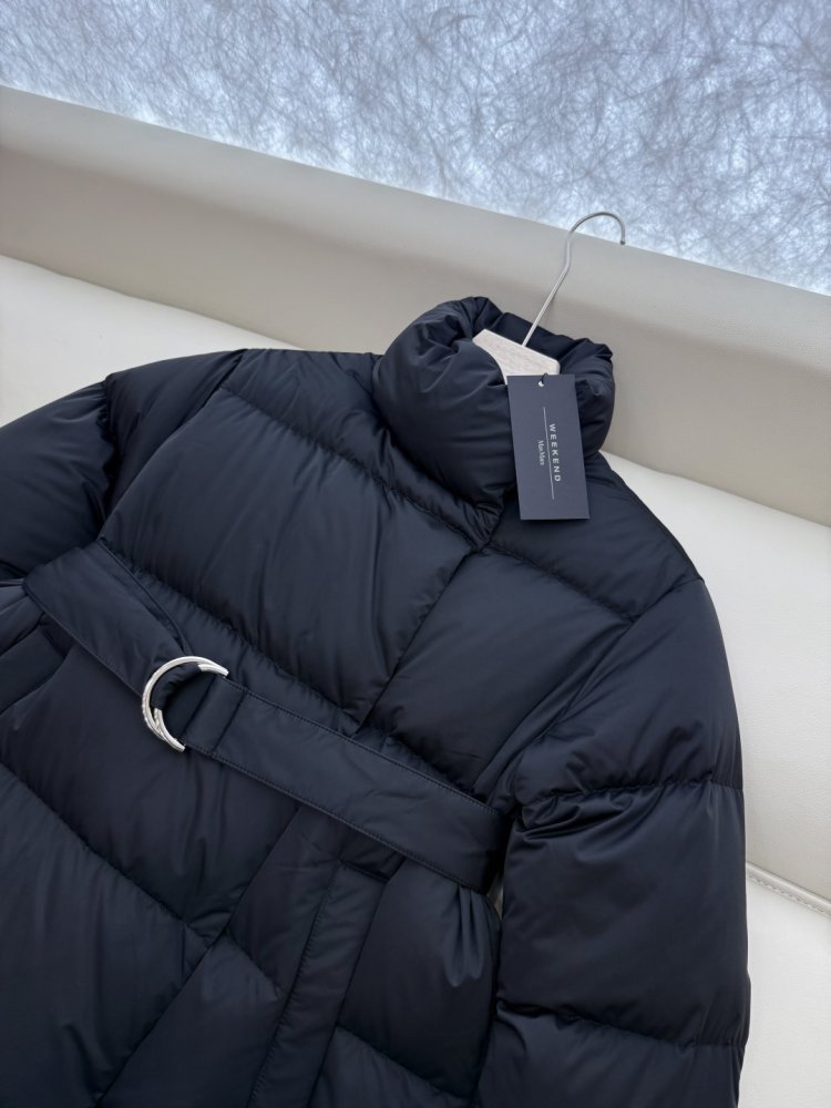 Пуховик с воротником стойкой и длинными рукавами фото 6