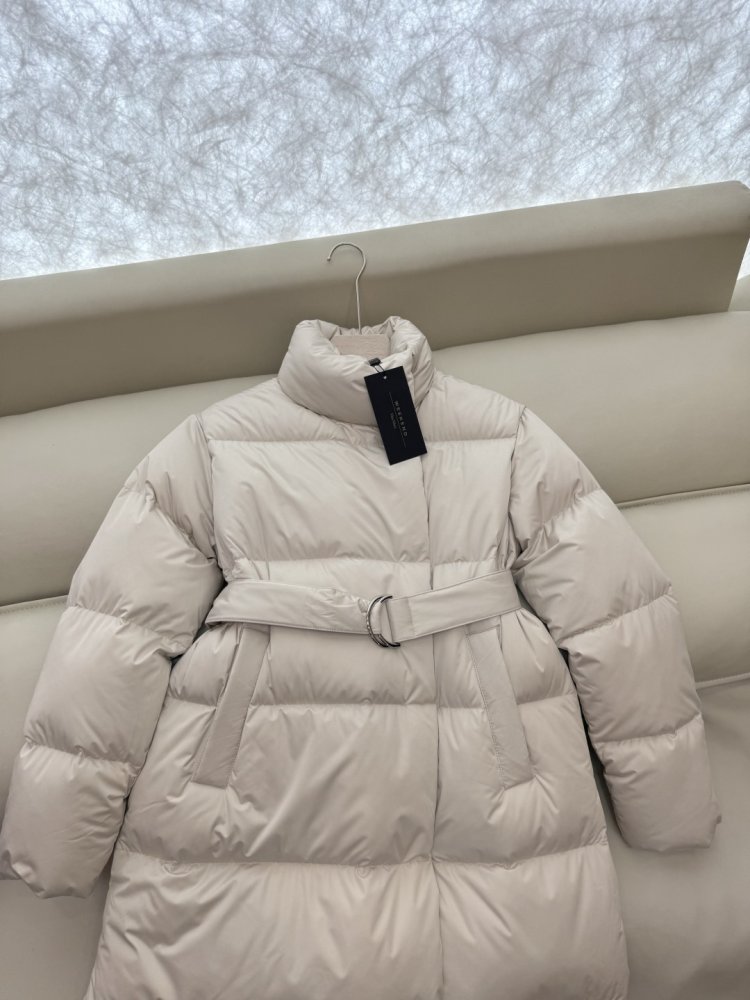 Пуховик з коміром стійкою і довгими рукавами фото 7