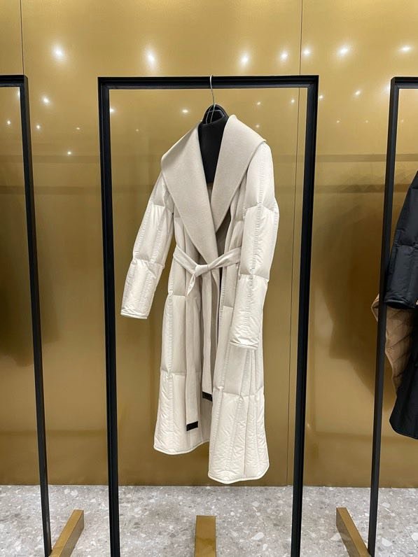 Down jacket female Ivory White фото 3