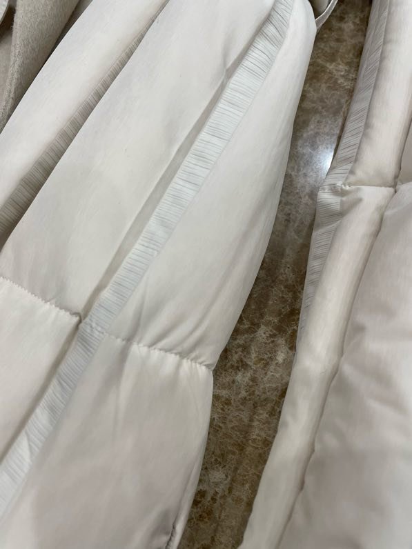 Down jacket female Ivory White фото 4