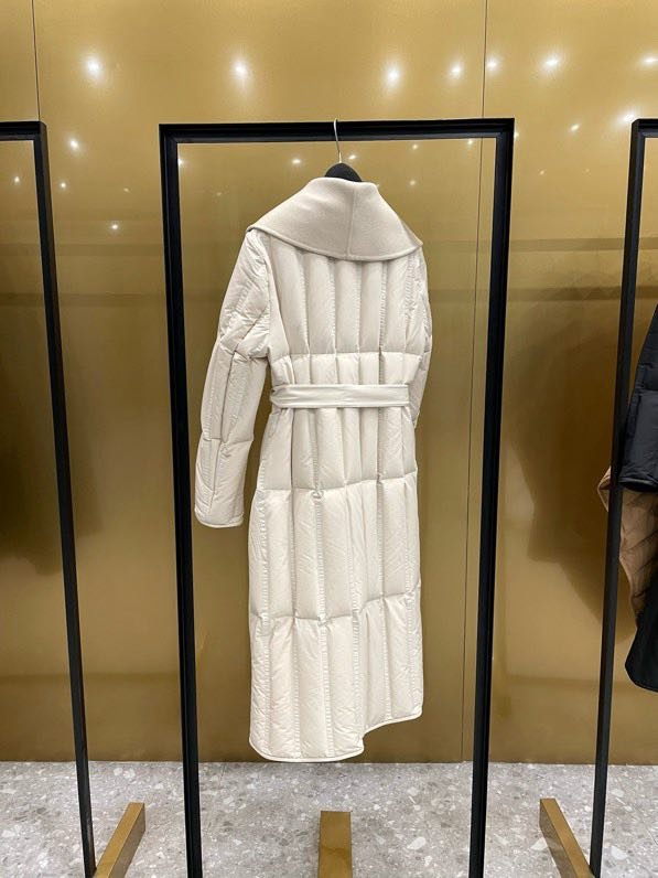 Down jacket female Ivory White фото 7